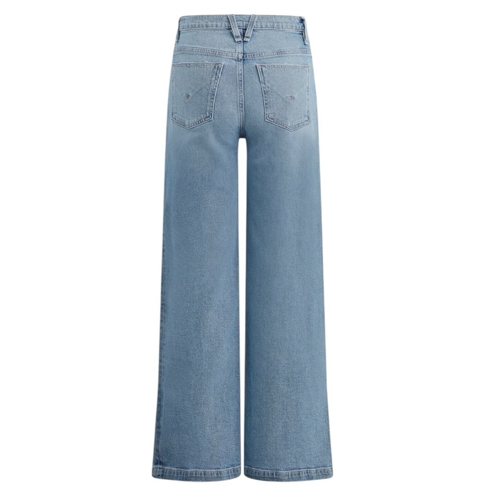 Hudson Jeans James Caribbean Breeze Women’s High Rise Wide Leg Blue Jeans Flare - Picture 7 of 9
